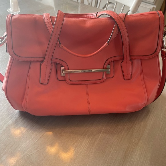 Authentic Leather Coach Purse - Picture 1 of 4